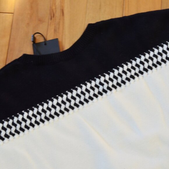 The Kooples Two-tone jumper Size M NWT - Picture 10 of 11